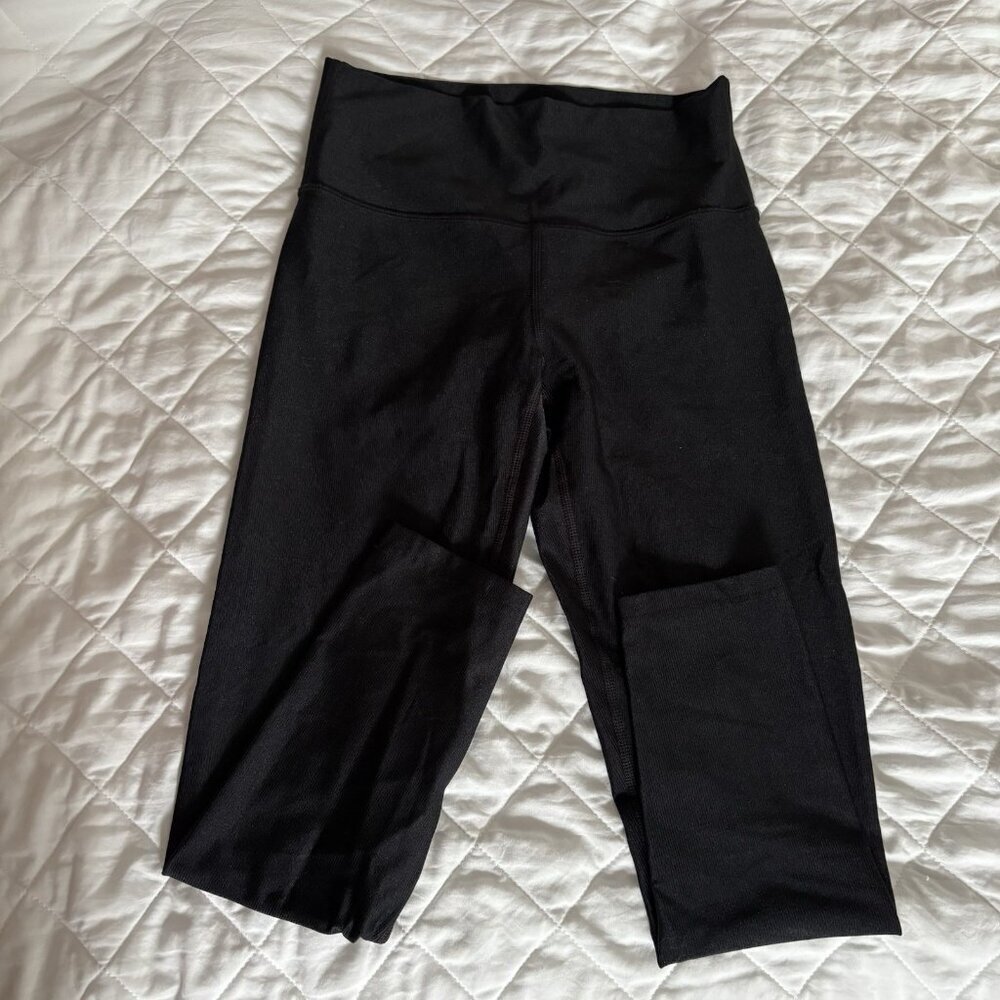 Offline By Aerie Womens Size‎ Medium 7/8 Leggings Pants Hi Rise Black Ankle
